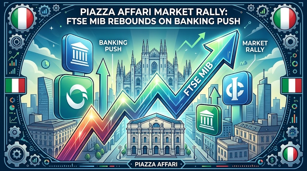 Piazza Affari Market Rally: FTSE MIB Rebounds on Banking Push