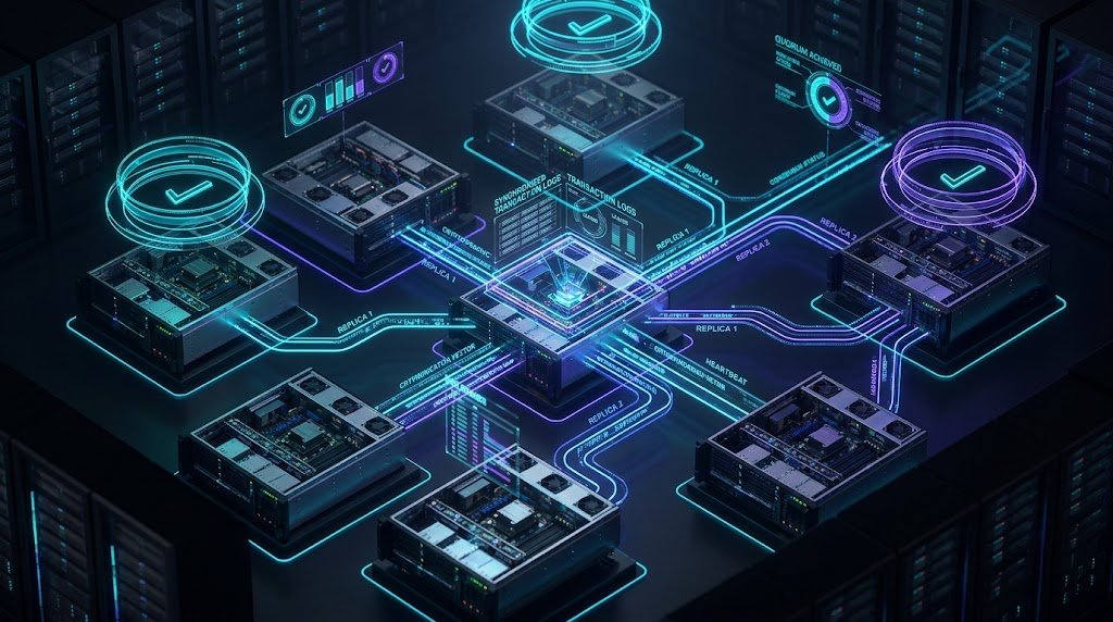 Distributed Consensus Mechanics: Raft vs. Multi-Paxos Log Replication and Failure Recovery