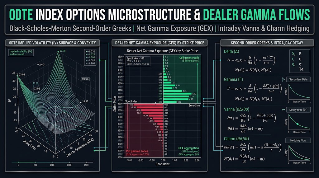 Zero-Days-to-Expiration (0DTE) Index Options Microstructure: Gamma Scalping, Dealer Hedging Flows, and Intraday Volatility Pinning